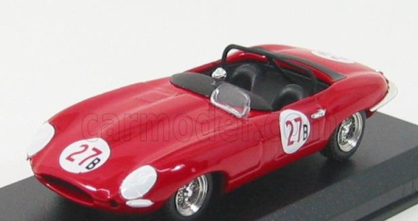 Best-model Jaguar E Type Spider N 27 Riverside 1961 Krause 1:43 Red