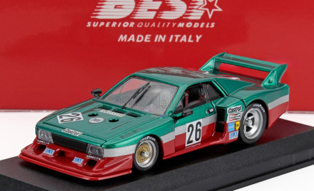 Best-model Lancia Beta Montecarlo Turbo Team Lancia Corse N 26 6h Mugello 1980 Carlo Facetti - Martino Finotto 1:43 Zelená Červená