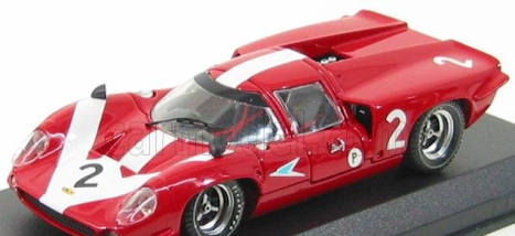 Best-model Lola T70 Coupe N 2 Brands Hatch 1967 Surtees - Hobbs 1:43 Červená Bílá