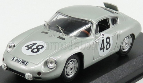 Best-model Porsche 356b Carrera Abarth N 48 7th 12h Sebring 1962 Gurney - Holbert 1:43 Silver