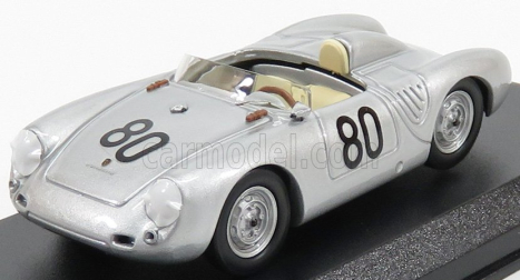 Best-model Porsche 550 Rs N 80 Targa Florio 1958 Scarlatti - Barth 1:43 Silver