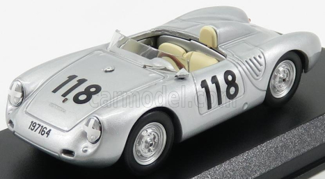 Best-model Porsche 550rs Spider N 118 2nd Targa Florio 1959 1:43 Silver