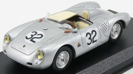 Best-model Porsche 550rs Spider N 32 24h Le Mans 1958 Godin De Beaufort - Linge 1:43 Silver