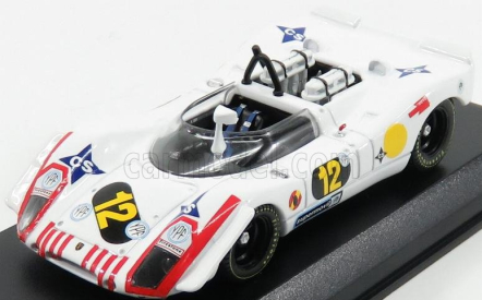 Best-model Porsche 908/02 N 12 2nd 1000km Buenos Aires 1970 Roig - Rindt 1:43 Bílá