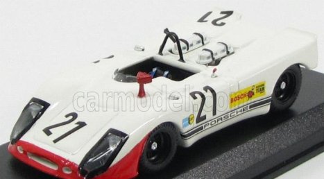 Best-model Porsche 908/2 Flunder Spider N 21 Hockenheim 1970 Niki Lauda 1:43 Bílá Červená