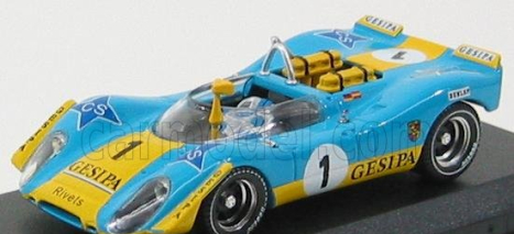 Best-model Porsche 908/2 N 1 Jarama 1970 Alex-soler Roig 1:43 Modrá Žlutá