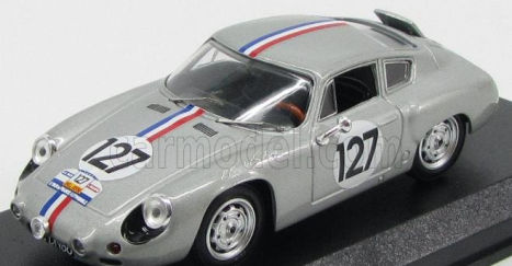 Best-model Porsche Abarth Coupe N 127 Tour De France 1961 Bouchet - Aury 1:43 Silver