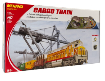 NA DÍLY - MEHANO Train set Cargo s maketou tratě