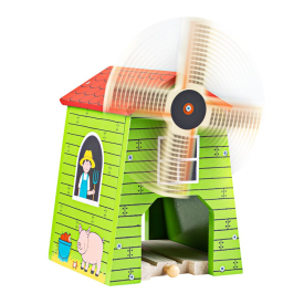 Bigjigs Rail Větrný mlýn Poškozený obal