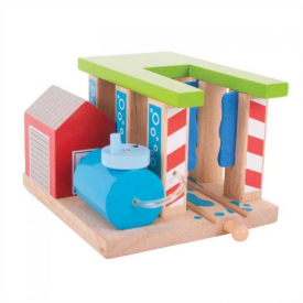 Bigjigs Rail Vlaková myčka poškozený obal