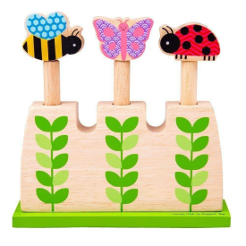 Bigjigs Toys Nasazovací věž Garden - poškozený obal