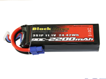 Black Magic LiPol 11.1V 2200mAh 90C EC3