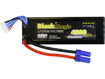 Black Magic LiPol Car 22.2V 4200mAh 50C EC5