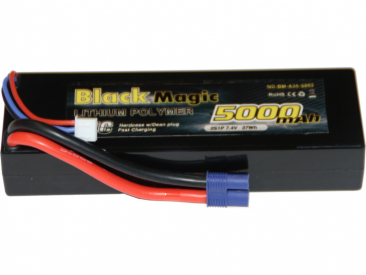 Black Magic LiPol Car 7.4V 5000mAh 35C EC3