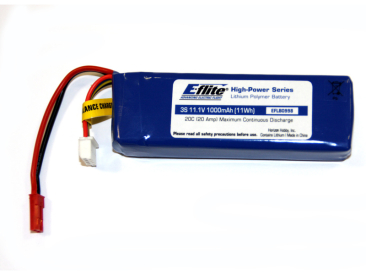 Blade SR: LiPol 11.1V 1000mAh 3čl. 20C JST/Bal