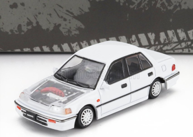 Bm-creations Honda Civic Ef2 With Accessories 1991 1:64 Bílá