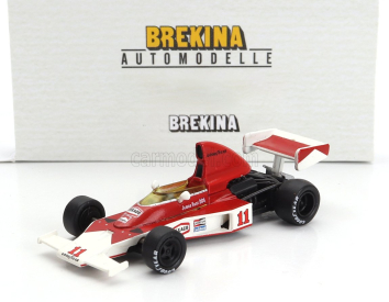 Brekina plast Mclaren F1  Ford M23 N 11 World Champion Season 1976 James Hunt 1:87 Červená Bílá