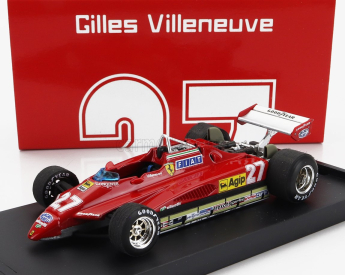 Brumm Ferrari F1  126c2 N 27 2nd San Marino Imola Gp 1982 Gilles Villeneuve 1:43 Red
