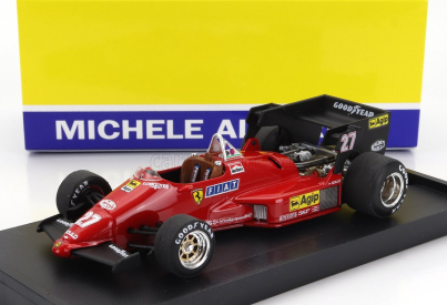 Brumm Ferrari F1 126c4 N 27 Winner Belgium Gp 1984 Michele Alboreto 1:43 Červená Černá