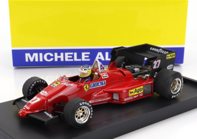 Brumm Ferrari F1 126c4 N 27 Winner Belgium Gp 1984 Michele Alboreto - With Driver Figure 1:43 Červená Černá