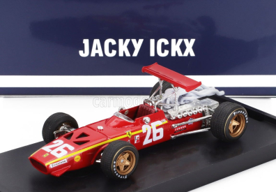 Brumm Ferrari F1  312 N 26 Winner France Gp 1968 Jacky Ickx 1:43 Červená Bílá