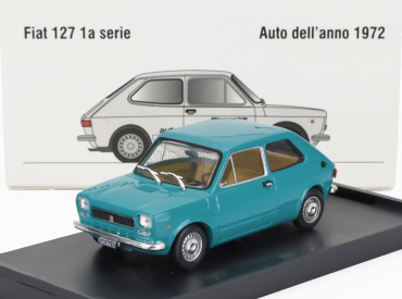 Brumm Fiat 127 1-series 1971 - Beige Interior 1:43 Verde Lago - Zelená