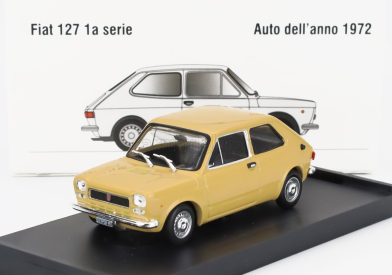 Brumm Fiat 127 1-series 1971 - Black Interior 1:43 Giallo Tahiti - Žlutá