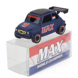 Brumm Fiat 500 Brums Livery Max N 1 World Champion 2024 - F1 Wheels 1:43 Matt Blue