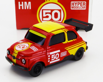 Brumm Fiat 500 Brums N 50 Hm Hyper Modelcar 2024 1:43 Červená Žlutá Černá