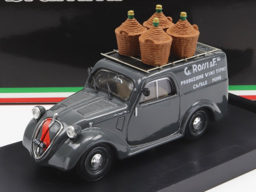 Brumm Fiat 500b Dodávka Produzione Vini Tipici G.rossi E Figli 1941 1:43, šedá
