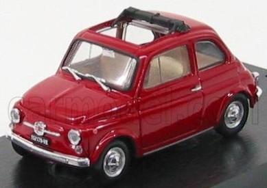 Brumm Fiat 500f Tetto Aperto - Open 1965 1:43 Rosso Medio