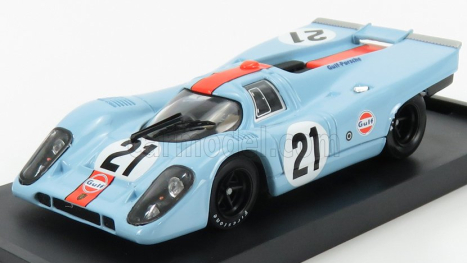 Brumm Porsche 917k 4.9l Team Jw Automotive Engineering Gulf N 21 1:43, světle modrá