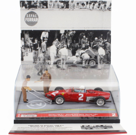 Brumm prom Ferrari F1  Diorama 156 N 2 World Champion Winner Italy Monza Gp With Figures 1961 Phil Hill 1:43 Red