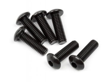 Button Head Screw M5x16mm (Hex Socket / 6pcs)