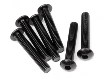 Button Head Screw M5X30Mm (Hex Socket/6Pcs)