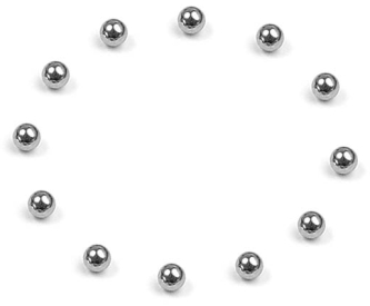 Carbide kuličky kuličkového diferenciálu 2,4 mm (12 ks)