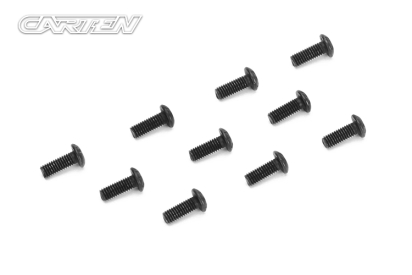 CARTEN imbusový šroub s půlkulatou hlavou M3x8mm, 10 ks.