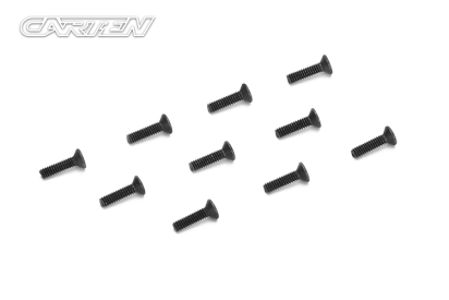 CARTEN imbusový zápustný šroub M2x8mm, 10 ks.