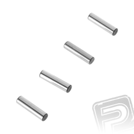 Čepy 2.5x10mm (4 ks.), Nero