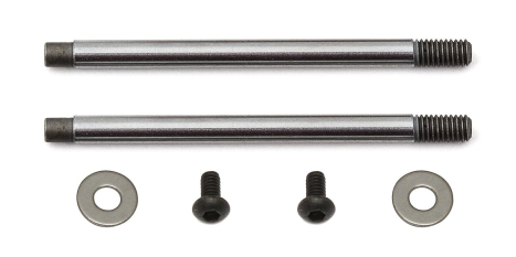 Chromové pístnice tlumičů 3x23 mm, 2 ks.