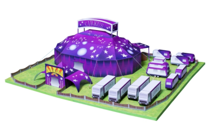 Cirkus Fantasy - papírový model