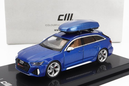 Cm-models Audi A6 Rs6 Avant C8 Sw Station Wagon 2021 1:64 Blue