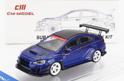 Cm-models Subaru Varis Wrx Sti S4 2019 1:64 Modrý Uhlík