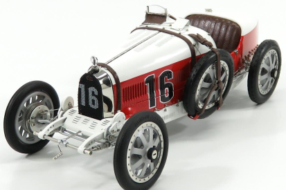 Cmc Bugatti T35 N 16 Nation Colour Project Monaco 1924 1:18 Červená Bílá
