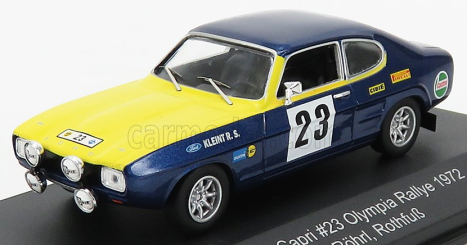 Cmr Ford england Capri 2600 Gt N 23 Rally Olympia Erc 1972 W.rohrl - H. Rothfuß 1:43 Modrá Žlutá