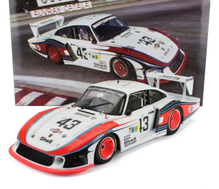 Cmr Porsche 935/78 3.2l Twin Turbo Moby Dick Team Martini Racing Porsche System N 43 24h Le Mans 1978 Rolf Stommelen - Manfred Schurti 1:12 Bílá Modrá Červená