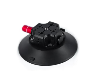 CNC Quick Release Vehicle Suction Mount (6inch) Black