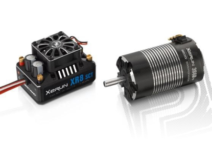 COMBO XR8 SCT s XERUN 3660 SD 4300Kv - G2 - černý - včetně 21z/48DP pastorku