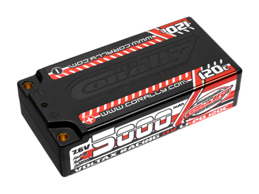 Corally LiPo HV Voltax 7.6V 5000mAh 120C Short EFRA