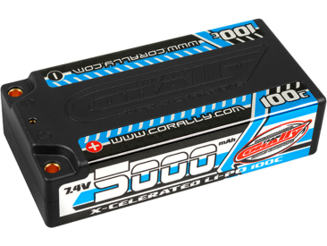 Corally LiPo X-Celerated 7.4V 5000mAh 100C Short